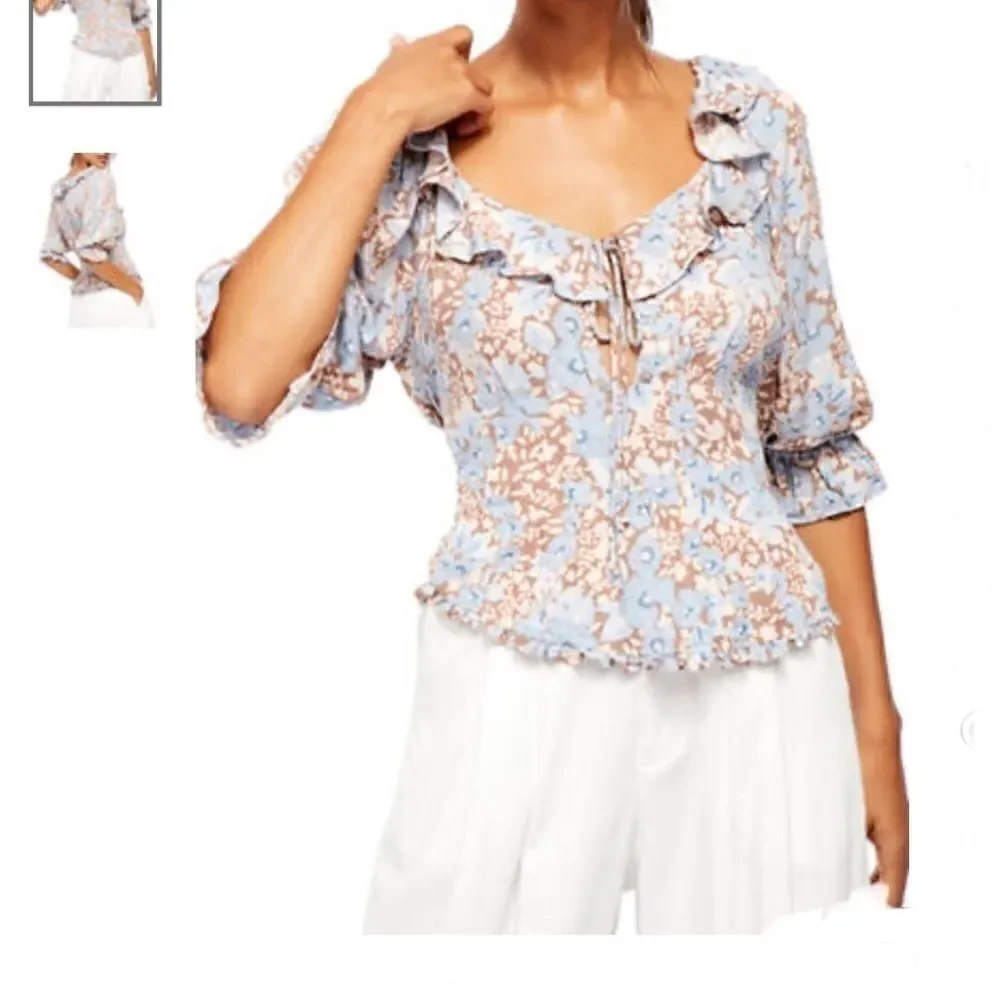- Free People Sweet Memories Blouse